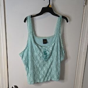 Disney Little Mermaid Lace Tank Top 5X